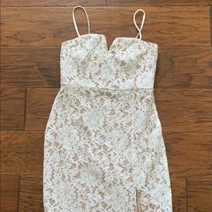Lulus Amazing Allure White Crochet Lace Midi Dress